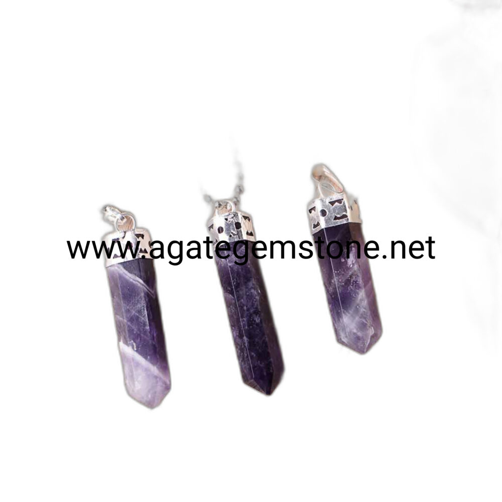 Amethyst Pencil Pendant