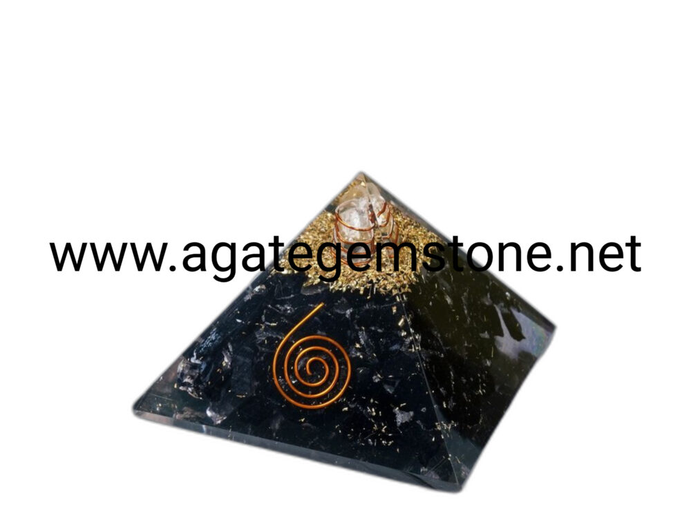 Black Tourmaline Orgone Pyramid