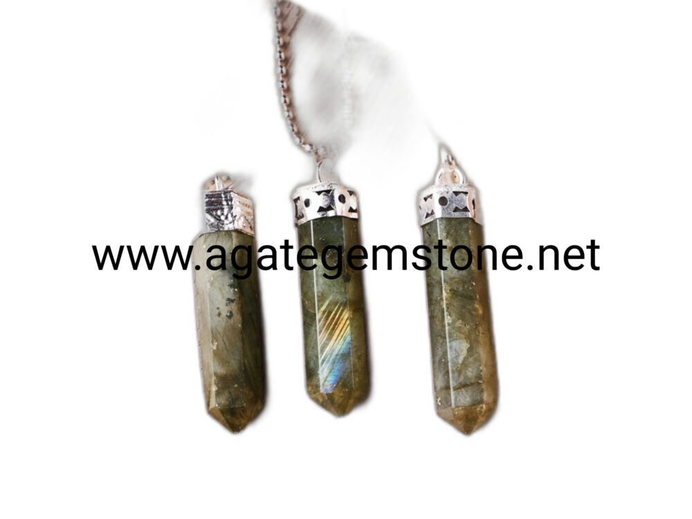 Labradorite Pencil Pendant