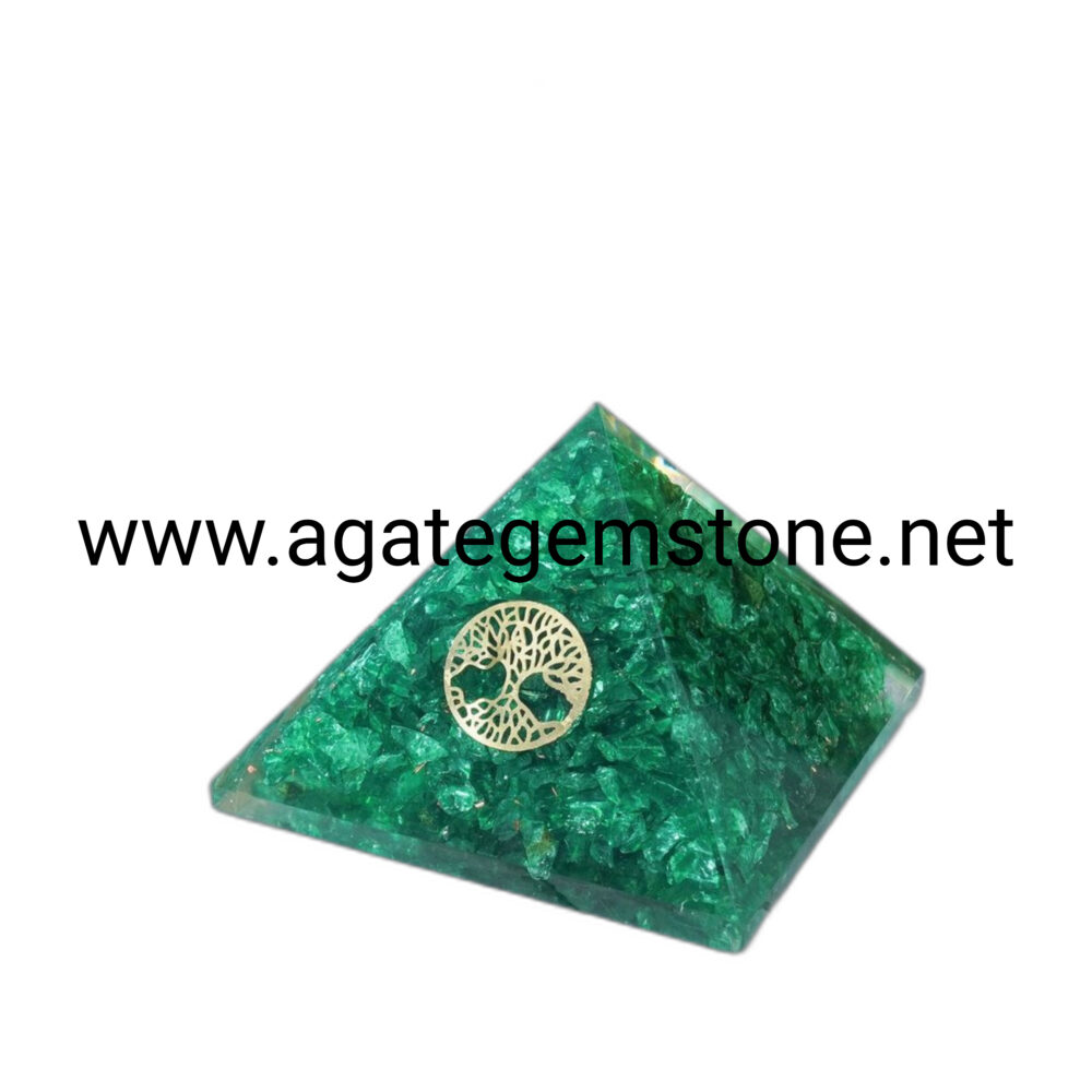 Green Jade Orgone Pyramid