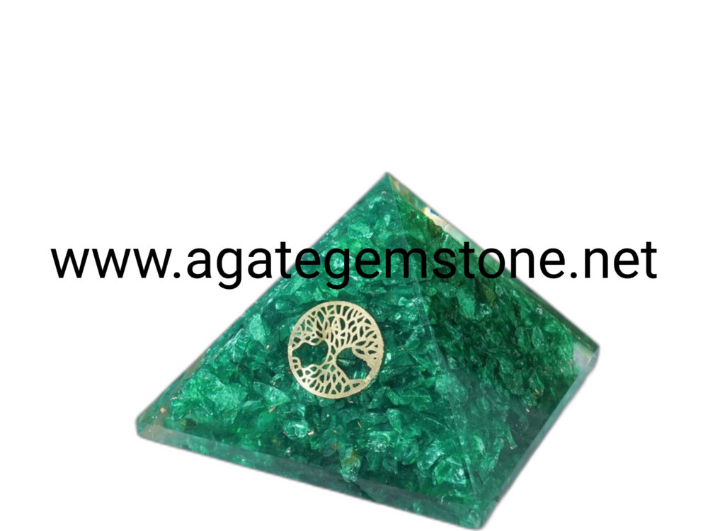 Green Jade Orgone Pyramid