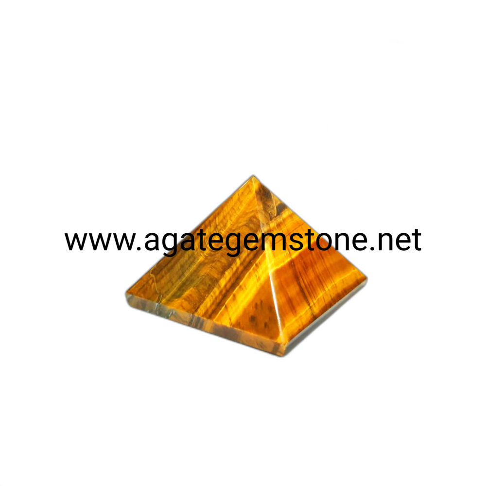 Tiger Eye Pyramid