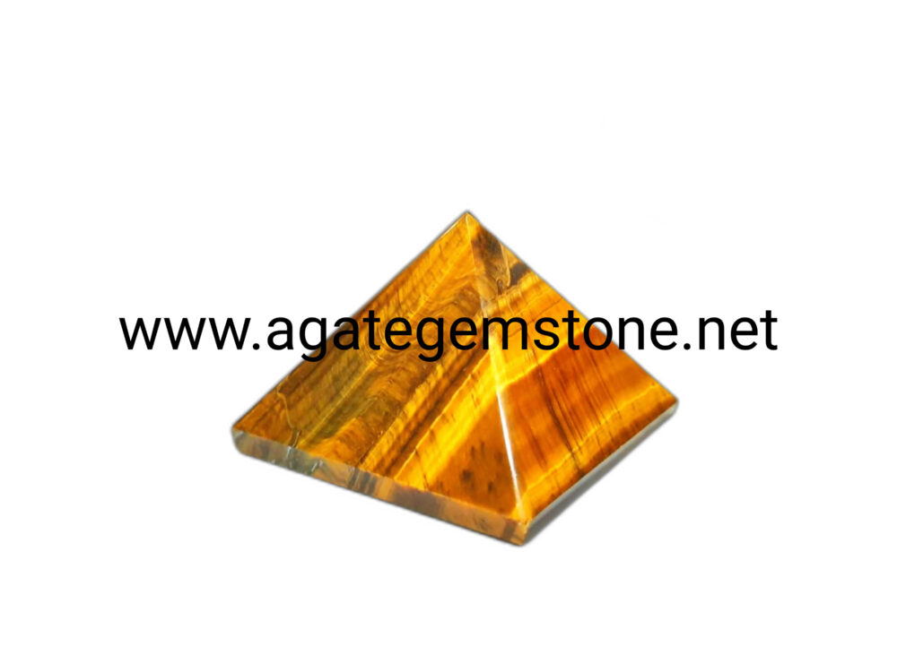 Tiger Eye Pyramid