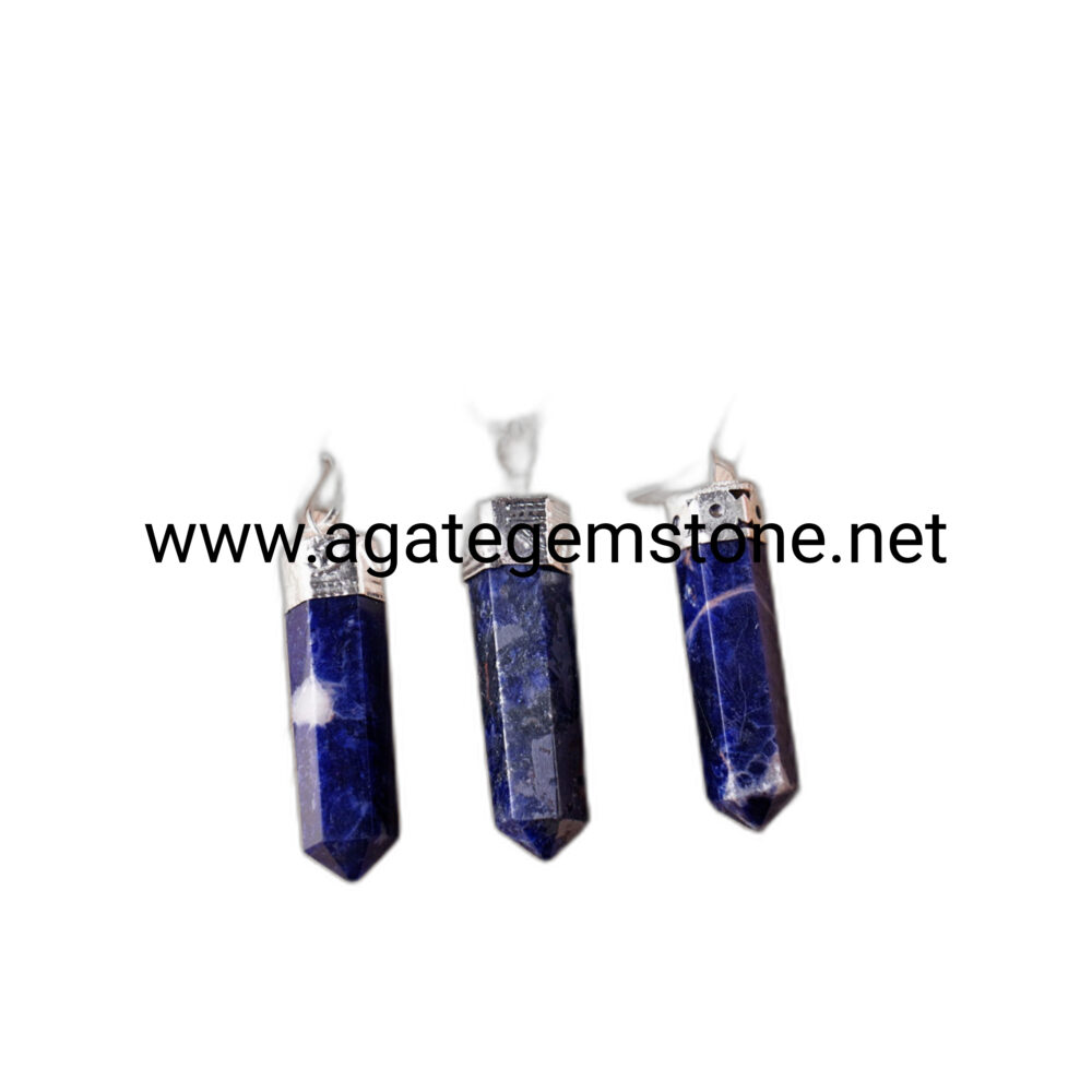 Sodalite Pencil Pendant