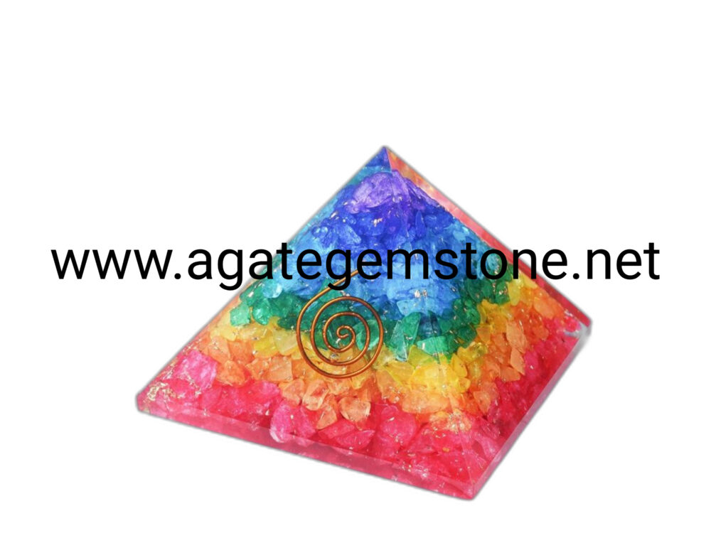 Seven Chakra Orgone Pyramid