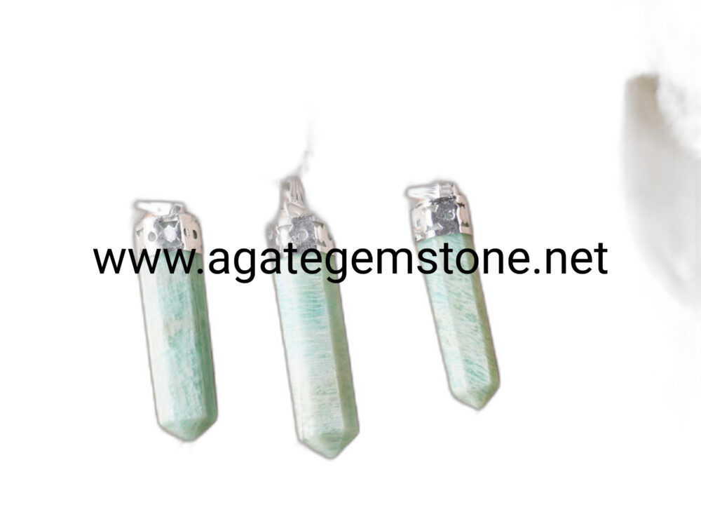 Amazonite Pencil Pendant