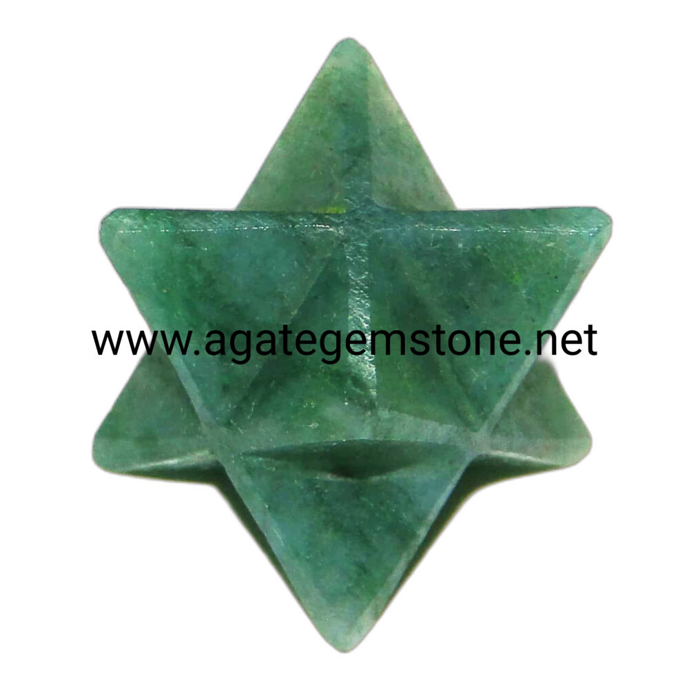 Green Aventurine Merkaba Star