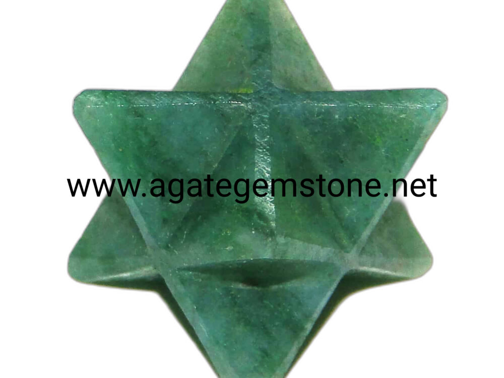 Green Aventurine Merkaba Star