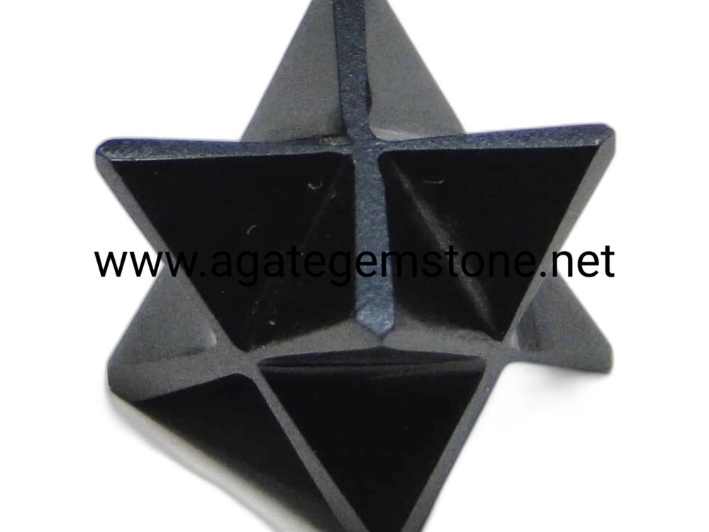 Black Tourmaline Merkaba Star