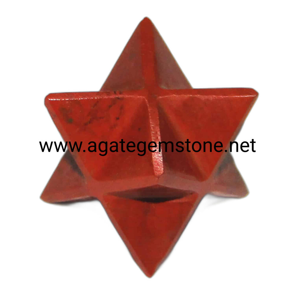 Red Jasper Merkaba Star