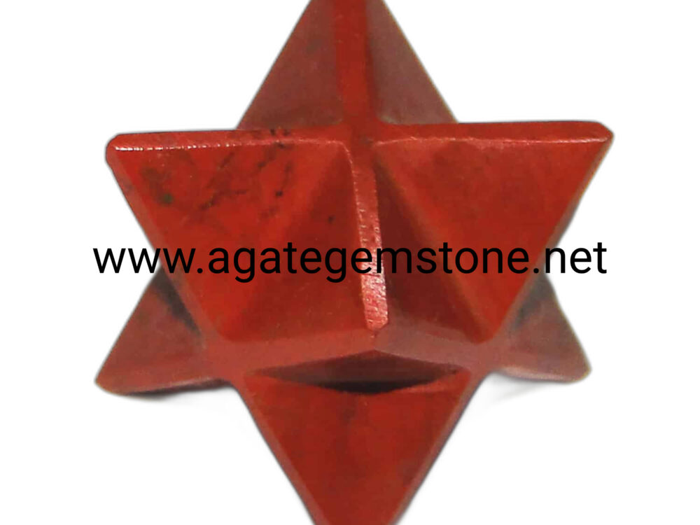 Red Jasper Merkaba Star