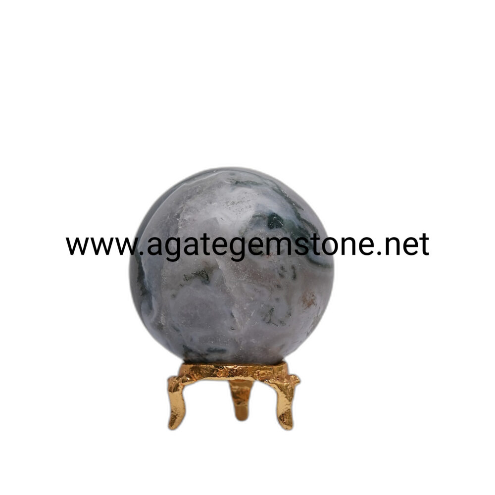 Moss Agate Sphere Ball