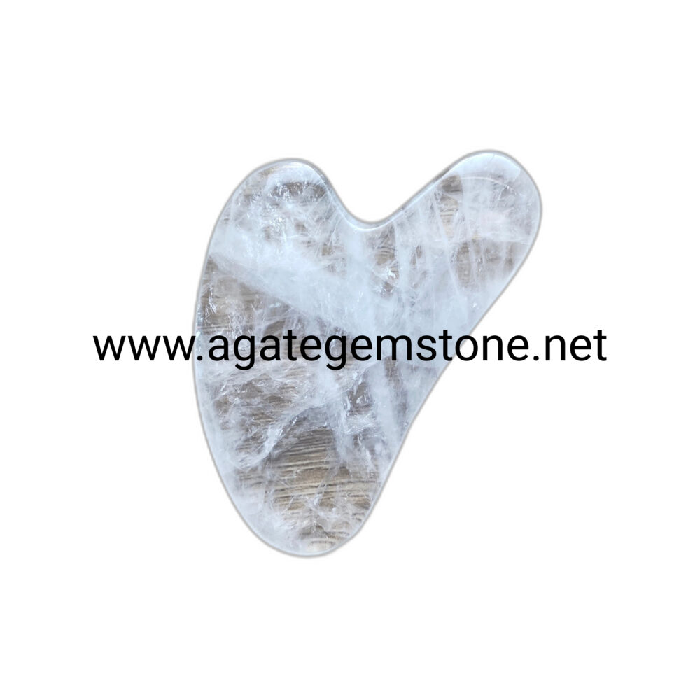 Clear Quartz Crystal Gua Sha