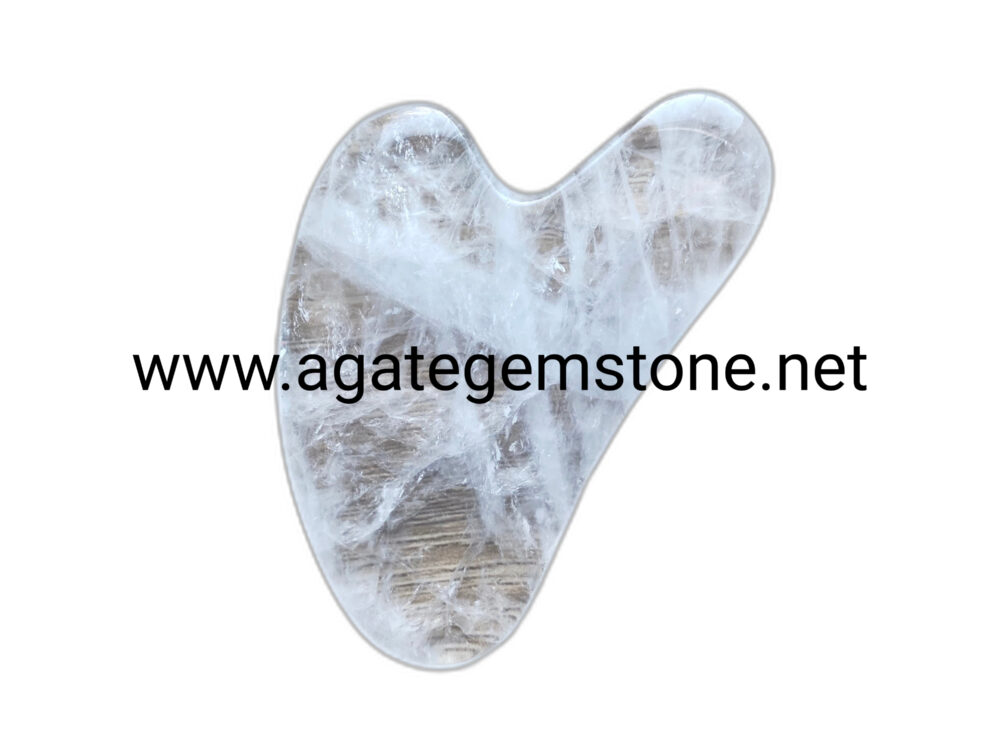 Clear Quartz Crystal Gua Sha