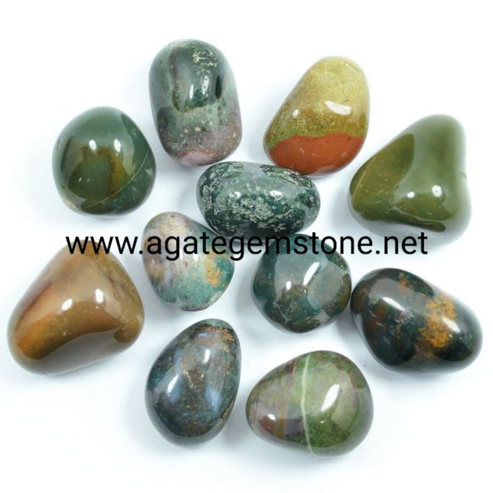 Blood Stone Tumble Stone