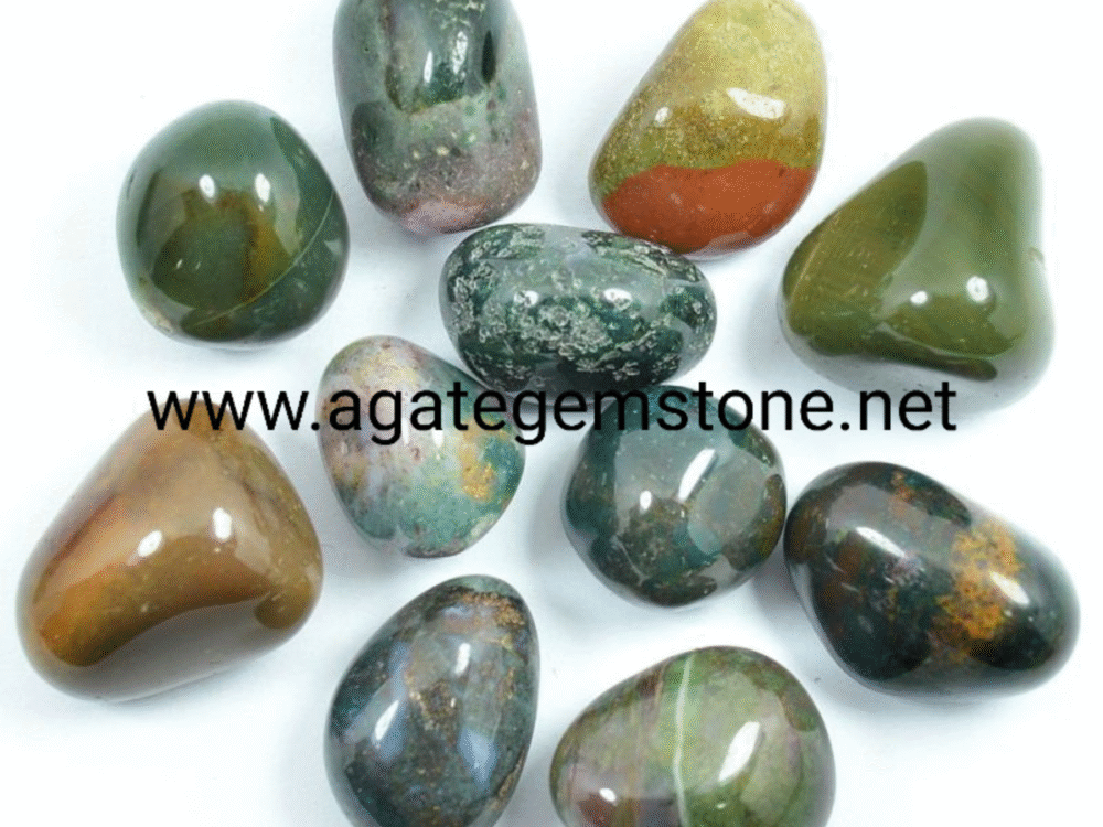 Blood Stone Tumble Stone