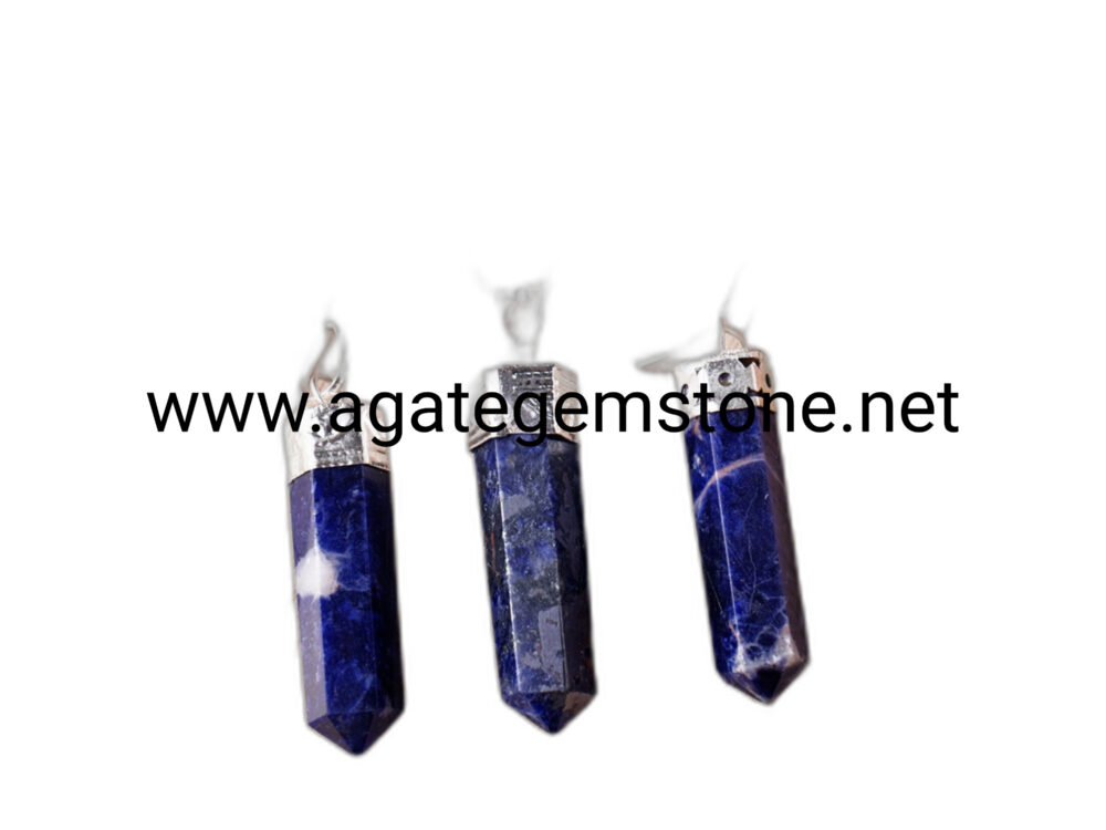 Sodalite Pencil Pendant